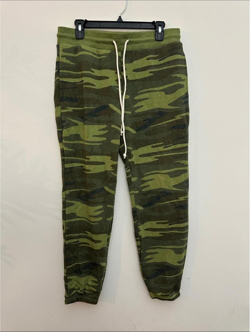 Alternative Apparel Camouflage Fleece Joggers Size L